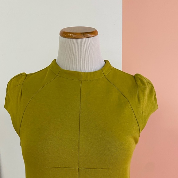 Chartreuse Carven Dress size small - Picture 2 of 6